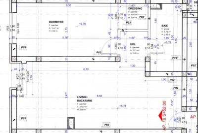 Apartament de 2 camere, 52mp utili, Torontalului