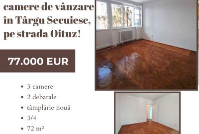 Apartament cu 3 camere de vânzare în Târgu Secuiesc, pe strada Oituz! - 1