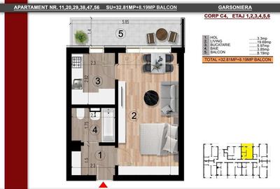 Garsonieră în Nord