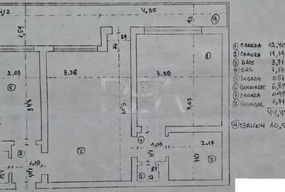 Apartament 2 camere decomandat Ștefan cel Mare – 3 min de metrou - 7