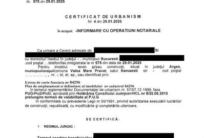 Teren de 1002 mp, în Valea Mare - 8