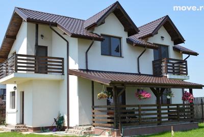 Vila la cheie- zona paduri - Sabareni - Pivnita +C.tehnica+Incalzire pardoseala