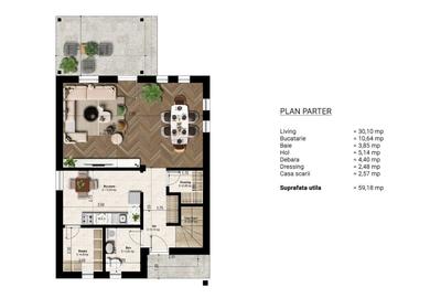 Casa Individuala Parter + Etaj | 350 mp curte | Cernica - Balaceanca - 4
