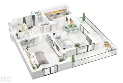 Apartament cu 2 camere în Dârste - 5