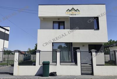 Casă stil mediteranean, 4 camere, 3 băi, șemineu pe lemne Comuna Berceni - 9