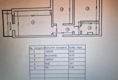 Etaj 2-Tatarasi Doi Baieti-2 Camere Decomandat 54mp-bloc 86' - 13