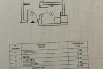 Garsoniera / Aviatiei - Baneasa / zona Biharia / bloc 2013 - 6
