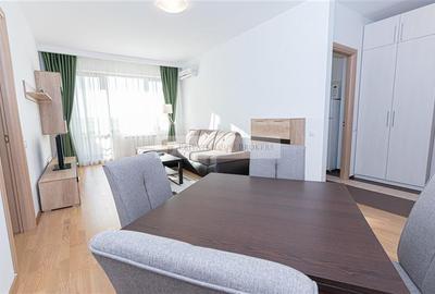 Apartament cu 2 camere semidecomandat, mobilat în Pipera - 9