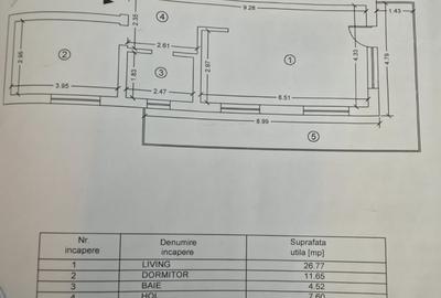Apartament cu 2 camere decomandat, mobilat în Central - 5