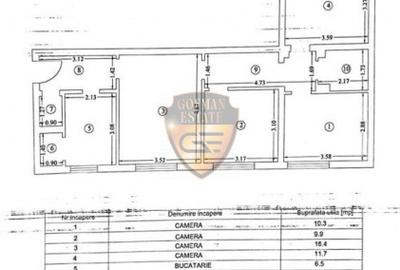 Apartament 4 camere langa parcul Tabacariei , Tomis Nord, 76 mp, balcon 4 mp - 1
