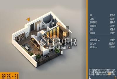 Apartament cu 2 camere decomandat în Theodor Pallady