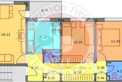 Lacul Morii | Apartament 3 camere | Decomandat | 72 mp | B11432 Lacul Morii | Apartament 3 camere | Decomandat | 72 mp | B11432 - 2