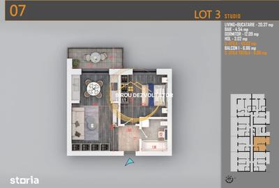 Apartament cu 2 camere în Theodor Pallady