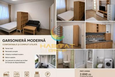 Garsonieră decomandată, mobilată în Central