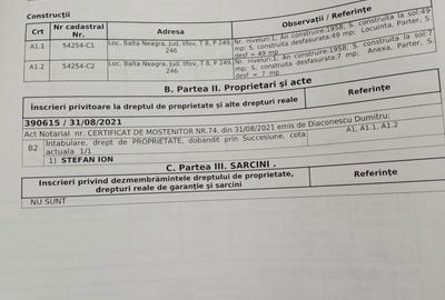 Casă cu 2 camere cu Teren 1000 Mp în Nuci