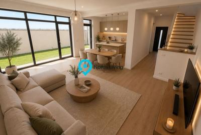 Duplex cu 5 camere cu Canalizare în Central - 3