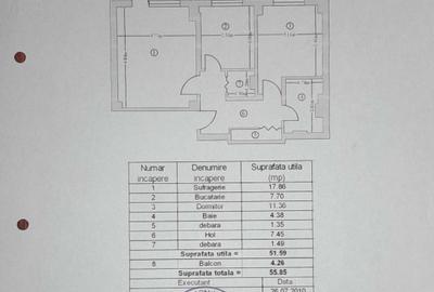 Apartament cu 2 camere decomandat în Central - 1
