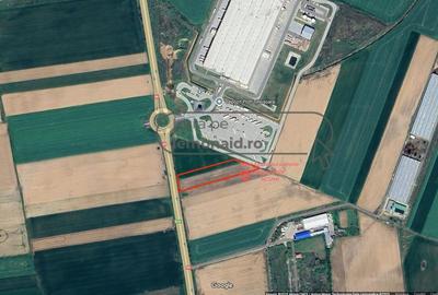 Teren intravilan | 4.900 mp | Depozit Profi | Acces drum betonat - 4
