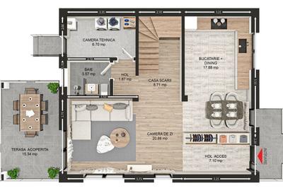 Vânzare Casă Individuală 134 mp, acces asfaltat și toate utilitățile - 9