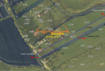 Teren de 9555 mp, în Central