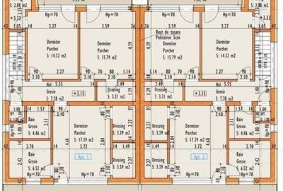 Duplex cu 4 camere cu Canalizare în Borhanci - 3