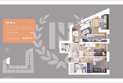 Apartament 3 camere Titan - 1