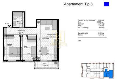 Apartament cu 3 camere în Bârnova - 2