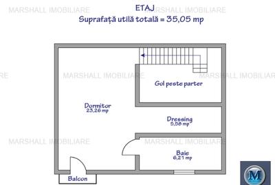 Vila cu 2 camere de vanzare, zona Central, 82.14 mp #14894 Vila cu 2 camere de vanzare, zona Central, 82.14 mp #14894 - 16