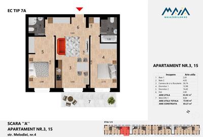Apartament Premium | Cluj Zorilor | Langa liceul Waldorf | C - 1