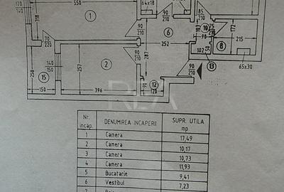 Apartament cu 4 camere semidecomandat, mobilat în Fizicienilor - 11