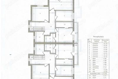 Domnesti- Clinceni - str.Fortului, duplex, P+ET+POD locuibil. - 2