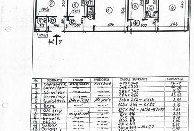 Apartament cu 4 camere semidecomandat în Militari