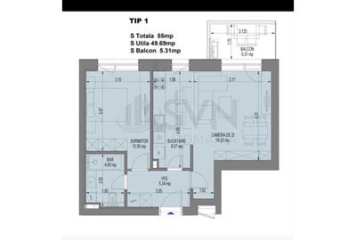 REA1024937 Apartament 2 Camere I Nusco I Faza 2 - 10
