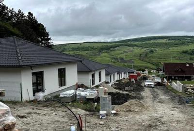 Casa pe un singur nivel, in sat Popesti, 100mp utili, 500mp teren