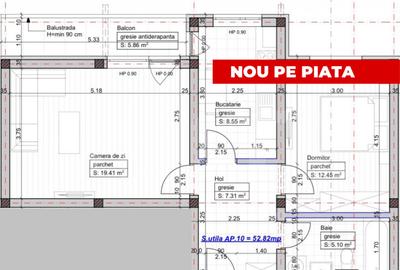 Apartament cu 2 camere decomandat în Giroc