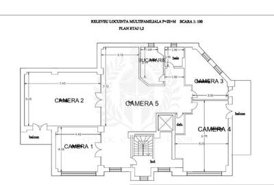 SPATIU BIROURI // ETAJUL 1 // 5 CAMERE - 2
