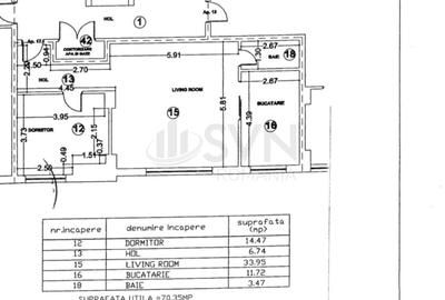 REA1023347 Apartament 2 camere I Dorobanti - 12