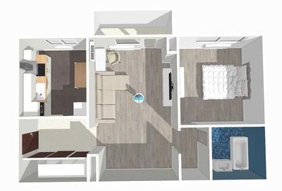 Apartament cu 2 camere semidecomandat în Mihai Bravu - 8