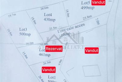 Teren de 564 mp, în Tomești - 3