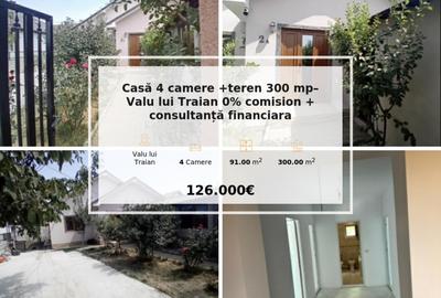 Casa 4 camere +teren 300 mp-Valu lui Traian 0% comision + consultanta financiara - 14