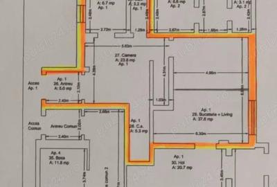 Apartament cu 3 camere decomandat în Central - 5