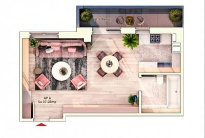 Apartament o camera de vanzare in Marasti, Cluj Napoca - 3