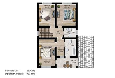 Casa individuala 4 camere 3 bai si garaj Cartier Izvor - 8