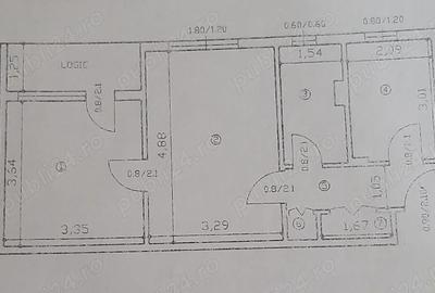 Apartament cu 2 camere nedecomandat în Podu Roș - 1