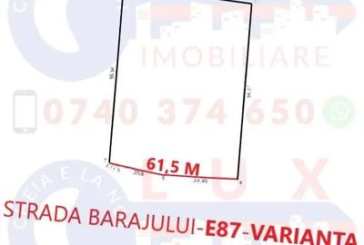 Teren de 5834 mp, în E3