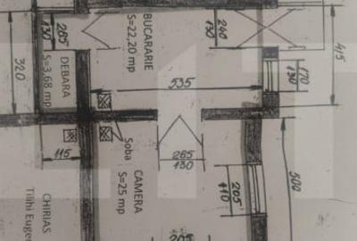 Casă cu 2 camere cu Teren 99 Mp în Central