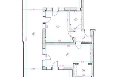 Apartament cu 2 camere semidecomandat în Florești - 2