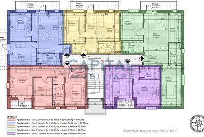 Apartament de vanzare, 3 camere, etaj 1, bloc nou, comision 0% - 3