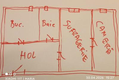 Apartament cu 2 camere semidecomandat în Central - 3