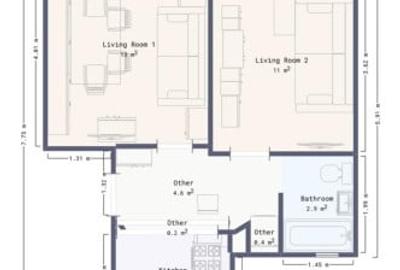Str. Dariu Pop 15, Apartament 2 camere langa PENNY Market! Str. Dariu Pop 15, Apartament 2 camere langa PENNY Market! - 6
